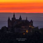 After sundown at Hohenzollern Castle