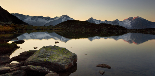 after sundown in the alps by nightlighter 