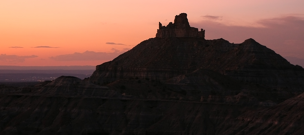 After sunset in Bisti Badlands 2