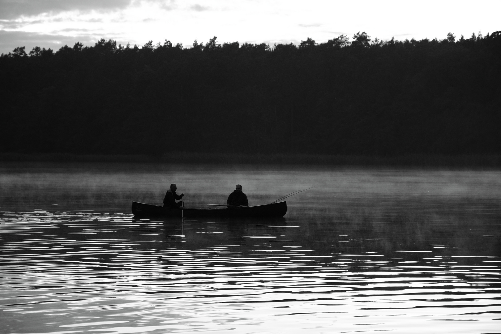 after sunset on lake "Labussee"