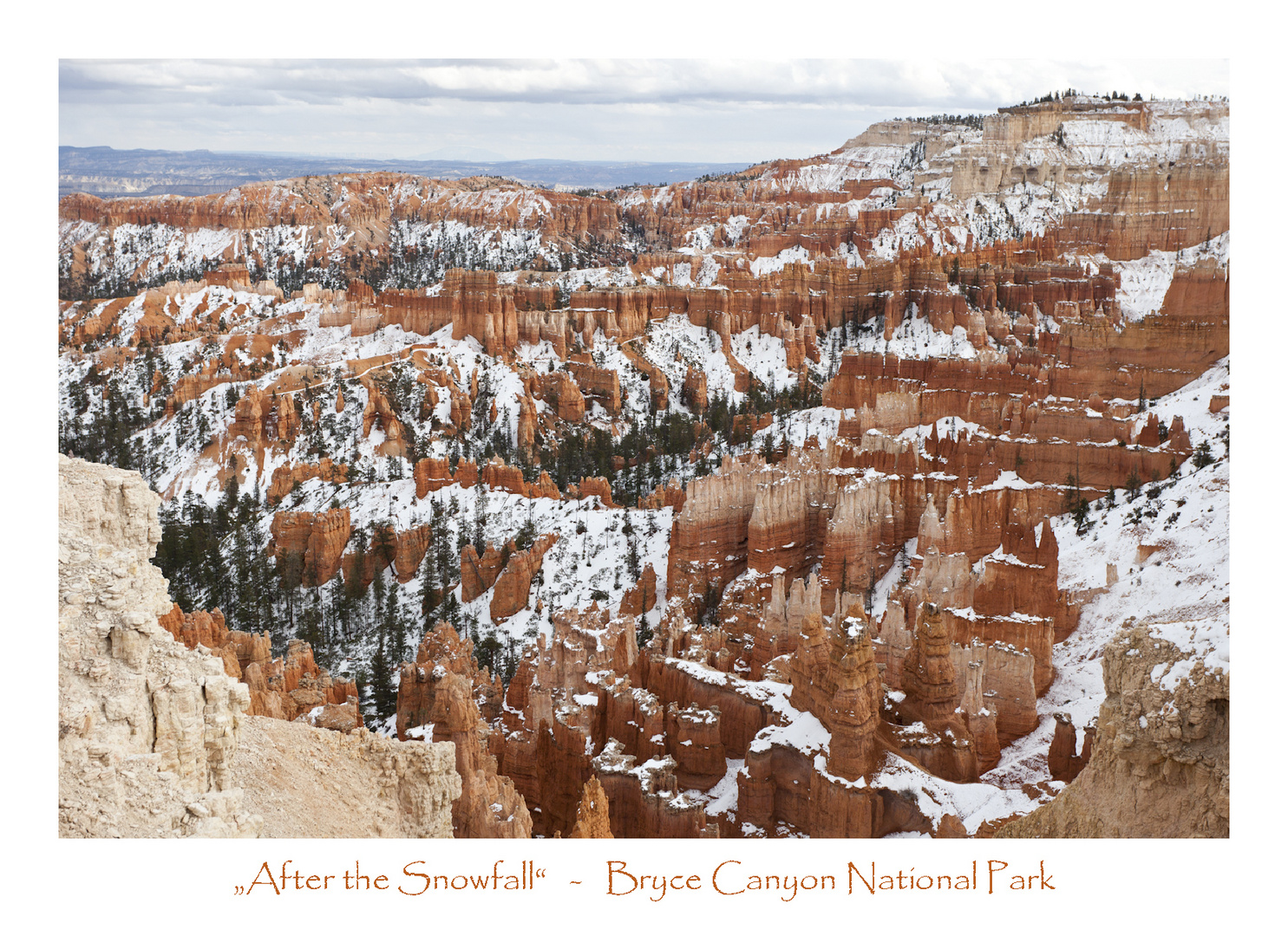 After the Snowfall Bryce Canyon National Park