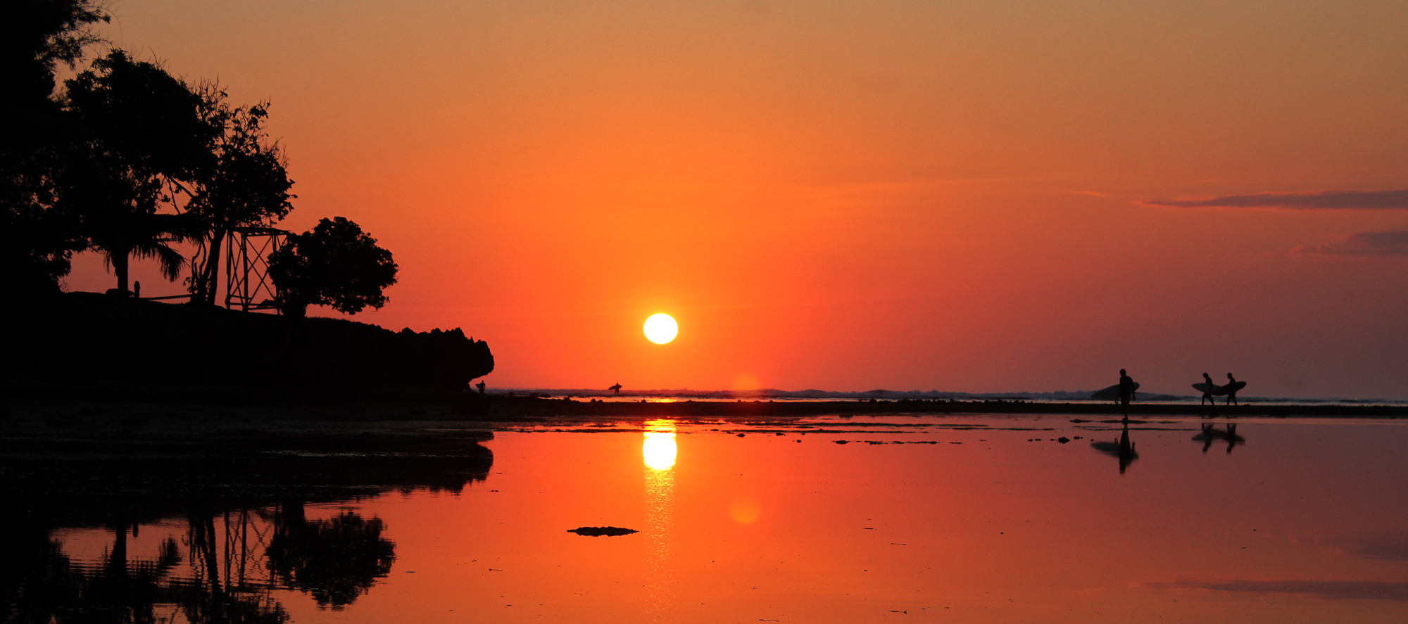 after the sun sets at surf paradise