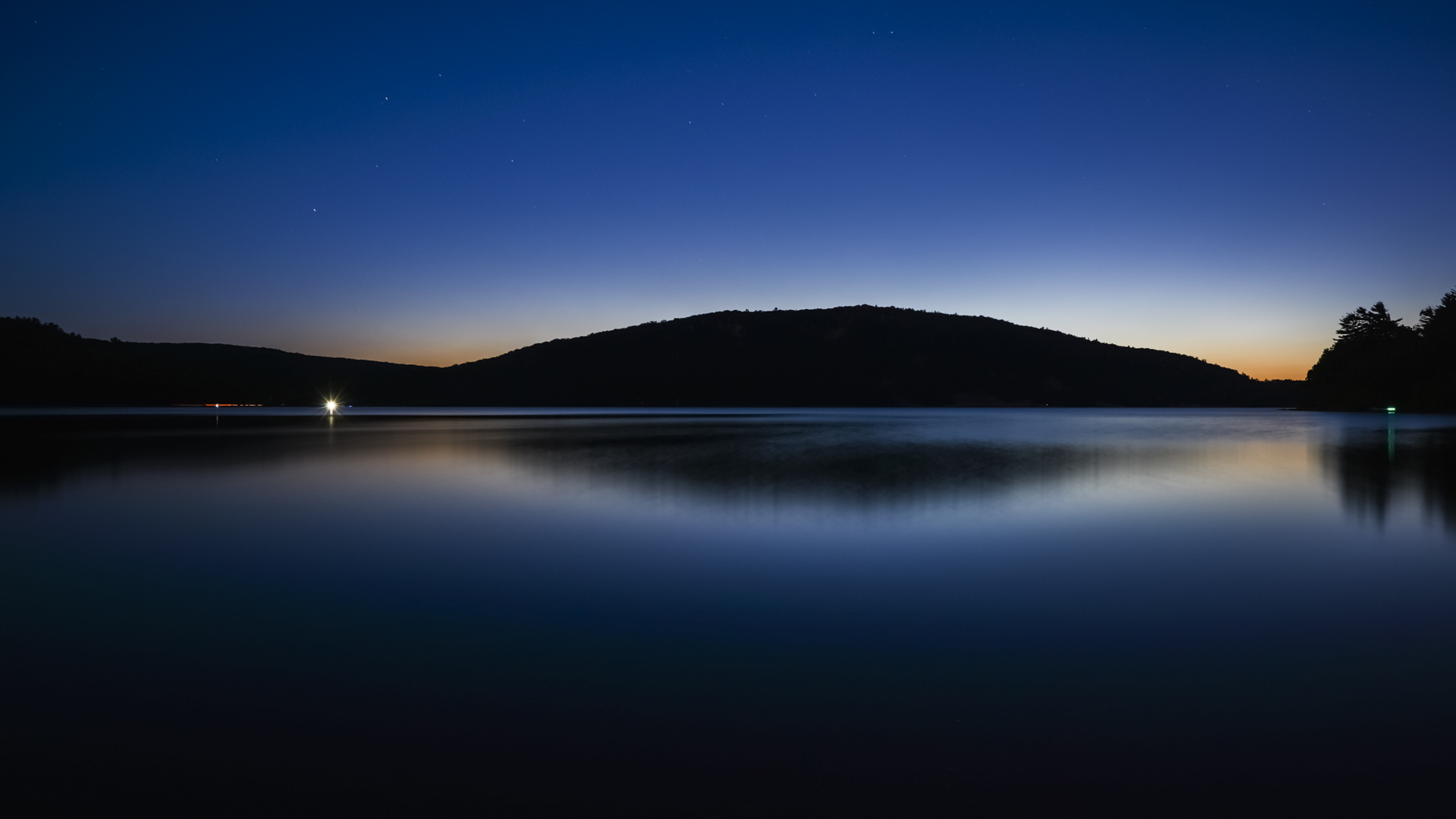 After the Sunset: Devil's Lake, Wisconsin