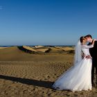 After Wedding Shoot in den Dünen von Gran Canaria