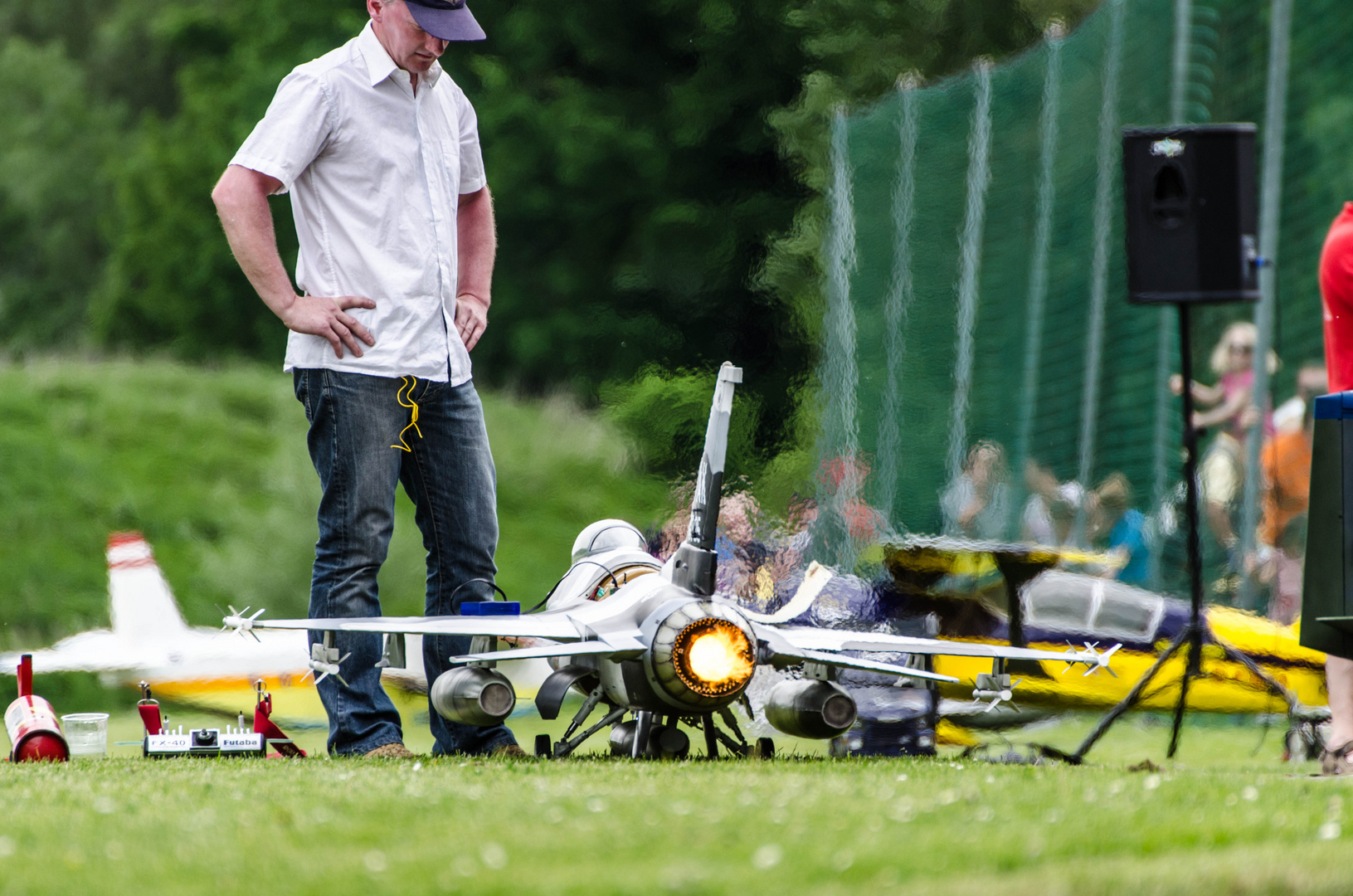 Afterburner bei der Flugshow Ikarus Enns