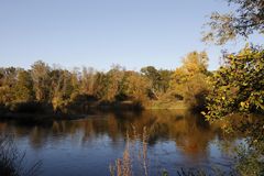 Afternoon atmosphere in the floodplain "Muldeaue" 