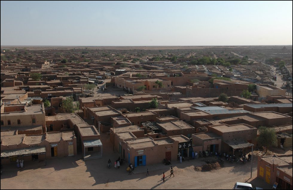 Agadez, von welchem Punkt gesehen?