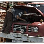 Agadir: Man at work