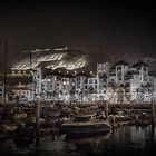 Agadir Yachthafen bei Nacht