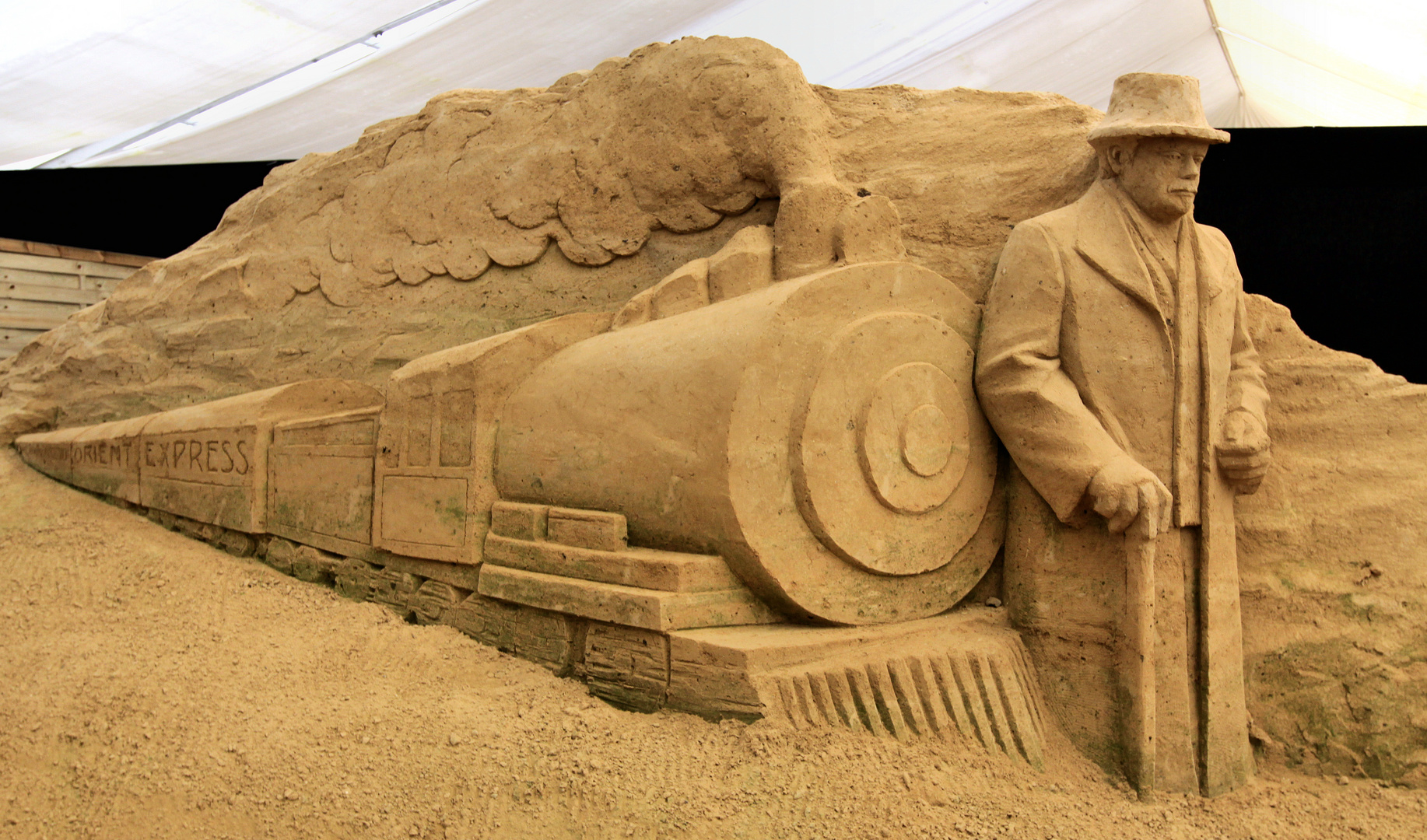 Agatha Christie Mord Im Orient Express Foto Bild World Sand Kunst Bilder Auf Fotocommunity