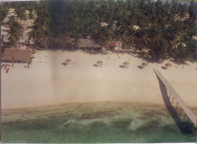 AGATHI ISLAND from sky