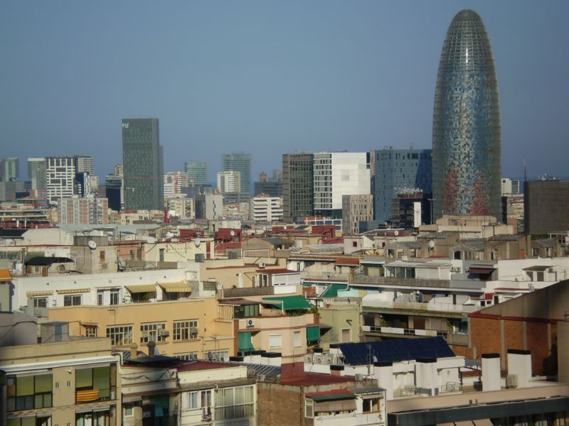 Agbar tower in Barcelona