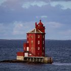 Agdenes Leuchtturm am Trondheim Fjord. (Norwegen) 