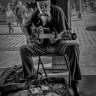 Aged Guitar Player