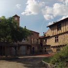 Agen - Maison à la colombages et petite tour - Fachwerkhaus und kleiner Turm