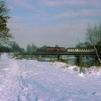 Aggerbrücke im Schnee