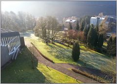 Aggertal - Klinikgelände, Aufnahme vom Balkon