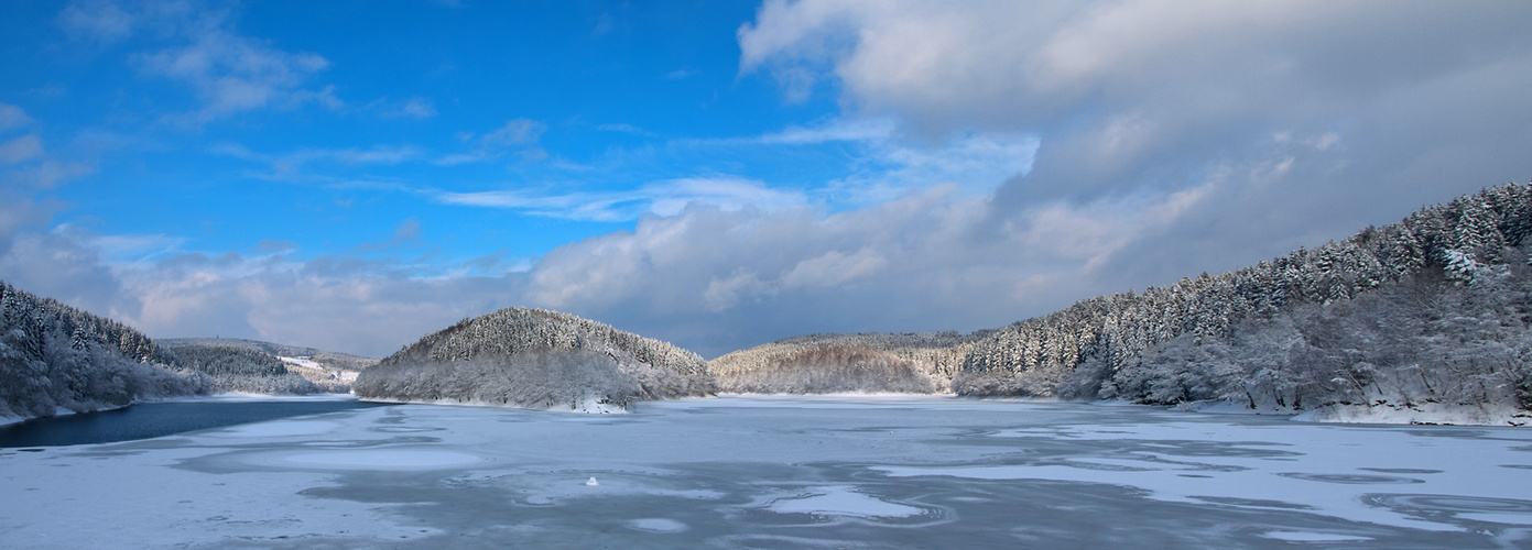 Aggertalsperre im Winter