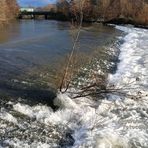 Aggerwehr - Hochwasser war fast 2 Meter (!) mehr