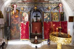 Agios Nikolaos Church, Innenansicht / Santorin