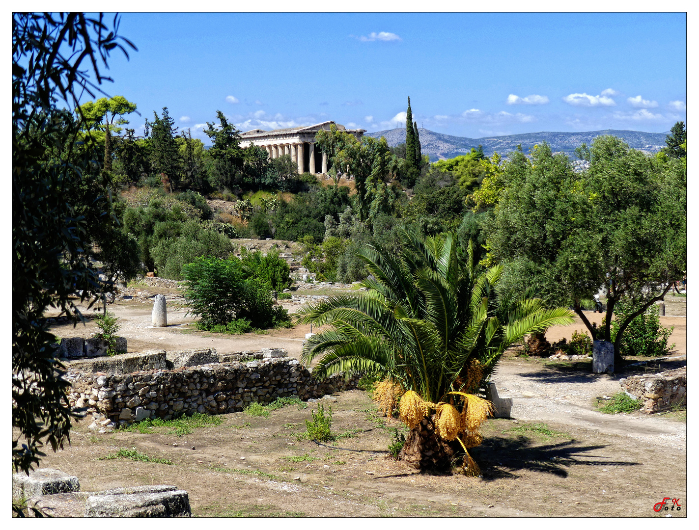 Agora mit Tempel des Hephaistos