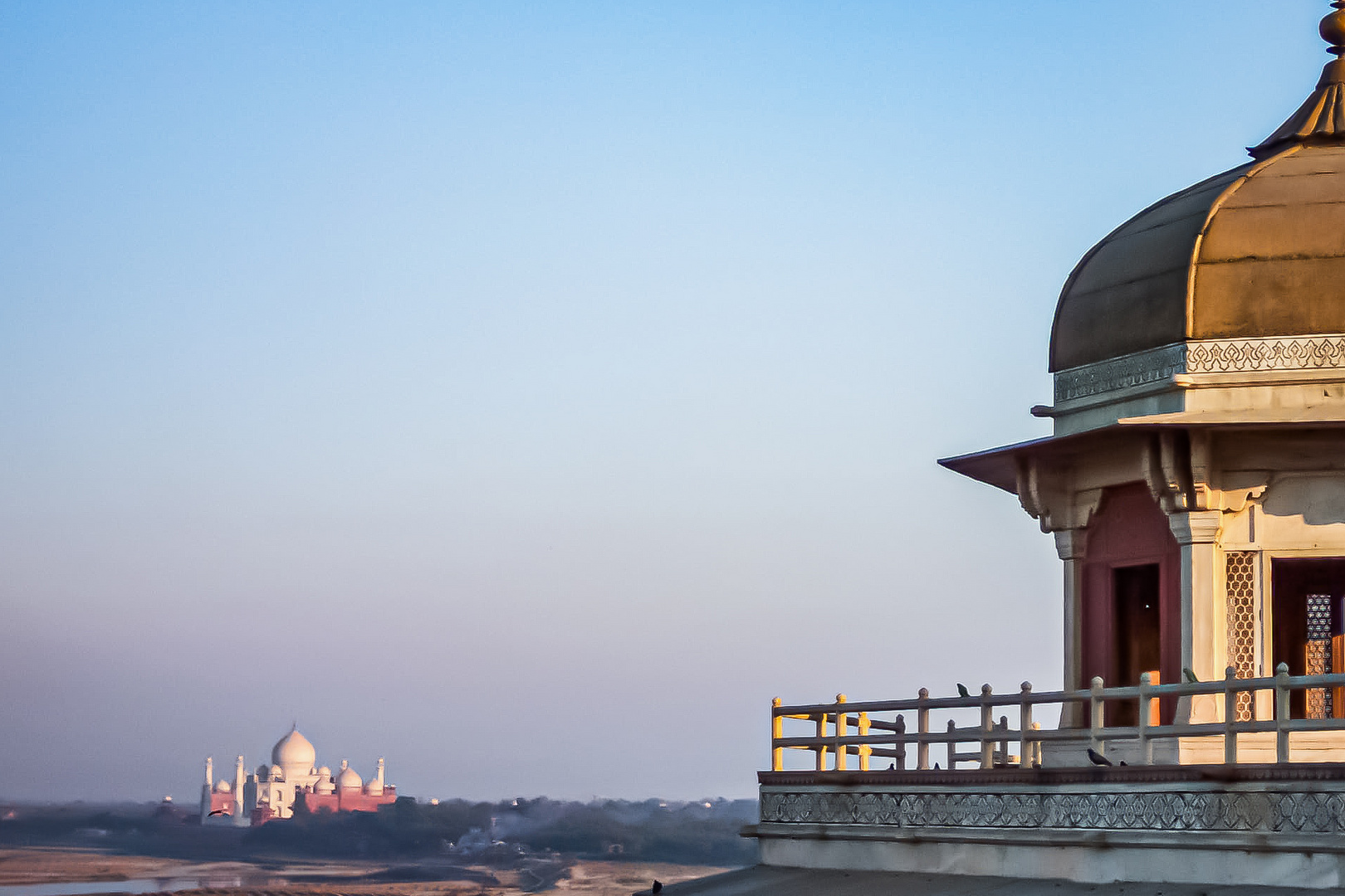 Agra Fort und Taj Mahal