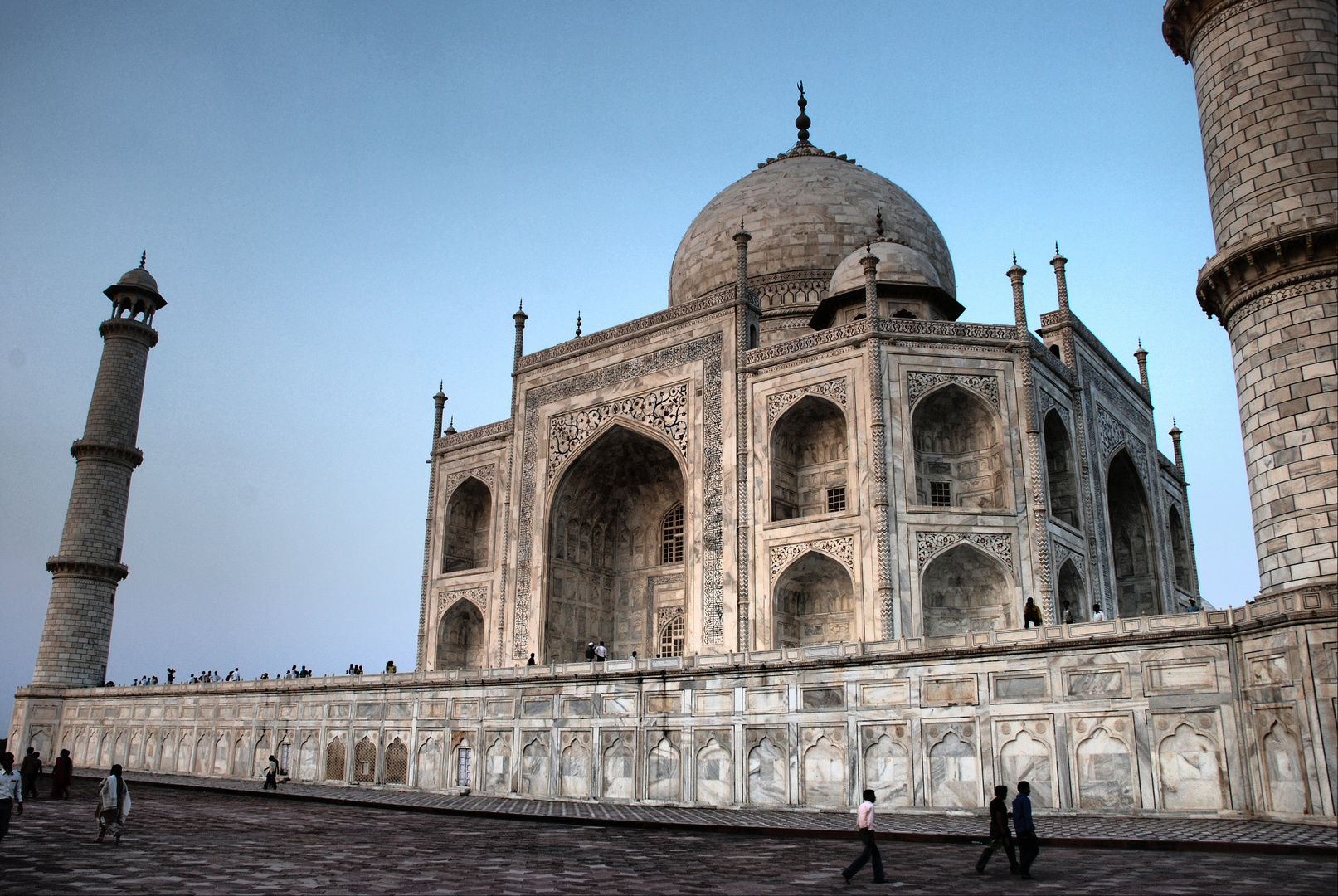 Agra, Taj Mahal am Abend