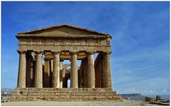 Agrigento/ Sizilien - Concordiatempel 1977- vom Dia -