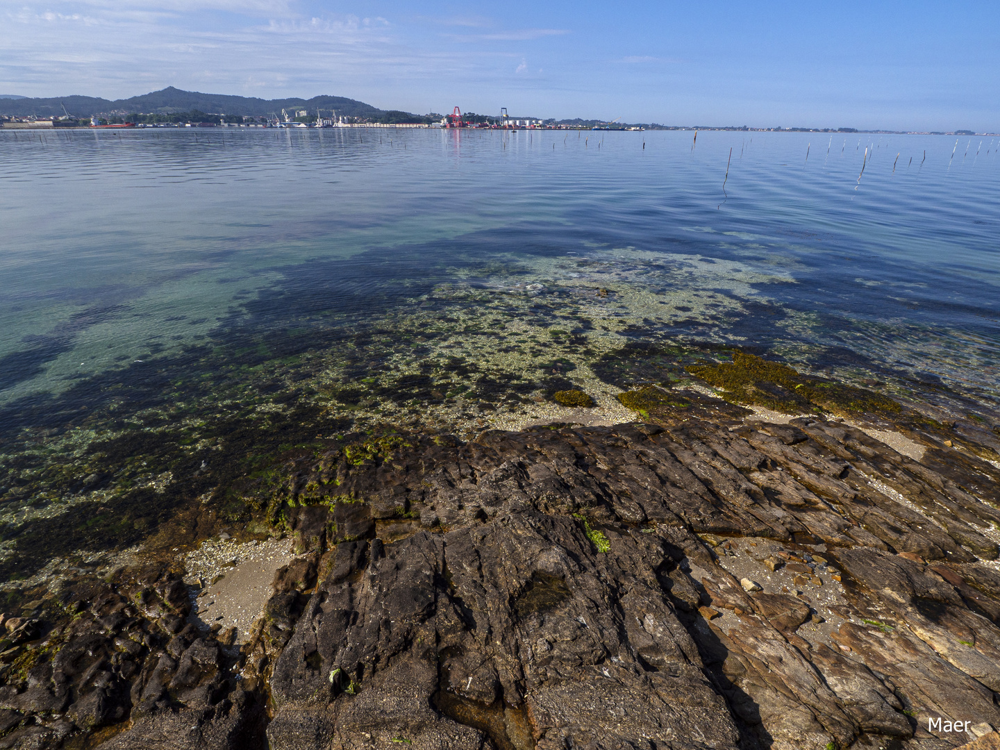 Aguas transparentes.