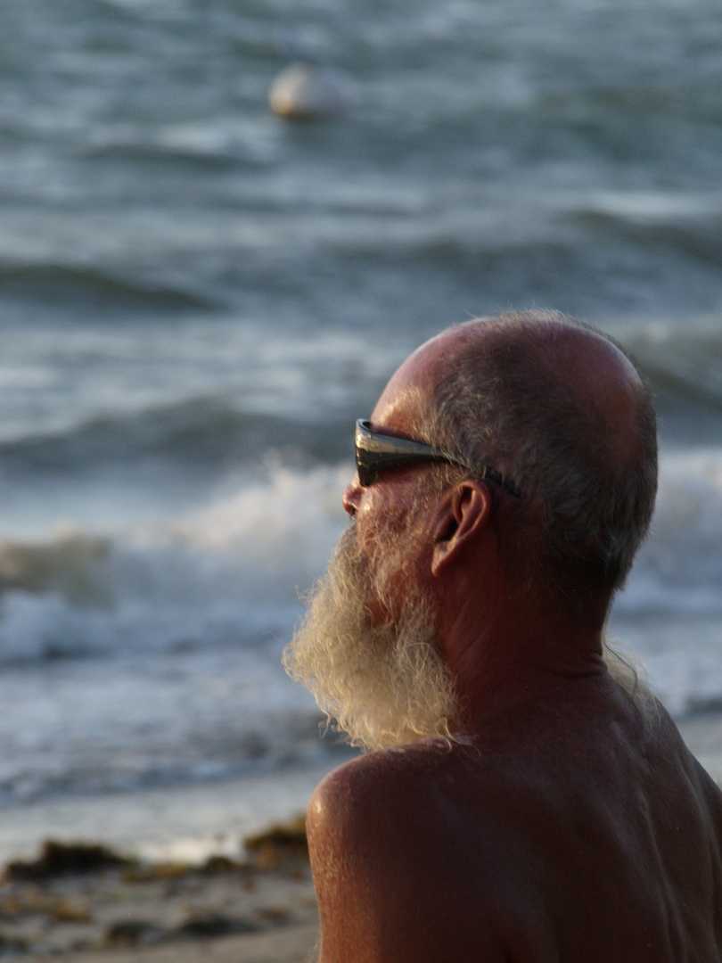 Ah, la barbe de contempler la mer…. !