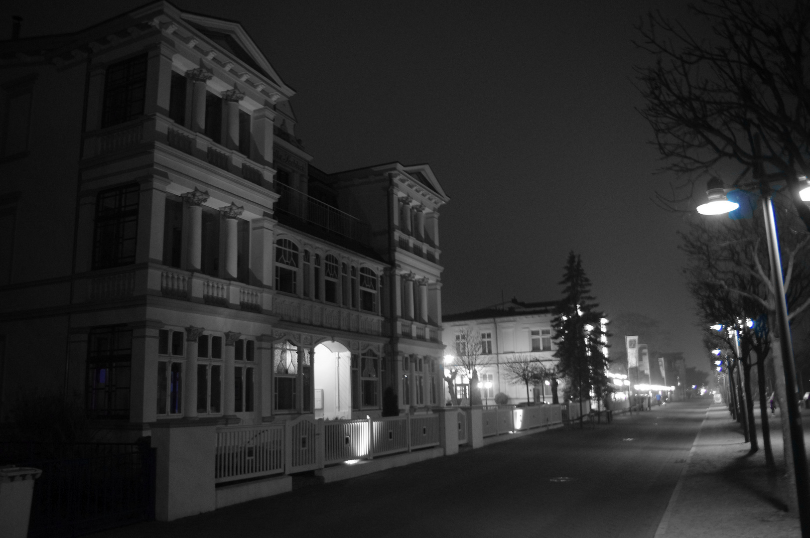 Ahlbeck bei Nacht