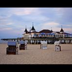 Ahlbecker Seebrücke am Abend