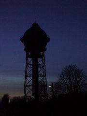 Ahlener Wasserturm gegen 18:20 Uhr