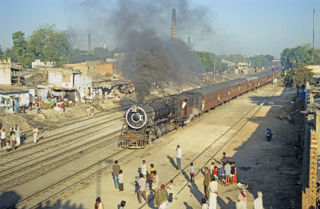 Ahmadabad  Indien Januar 1995 Zentrum der  indischen Meterspur