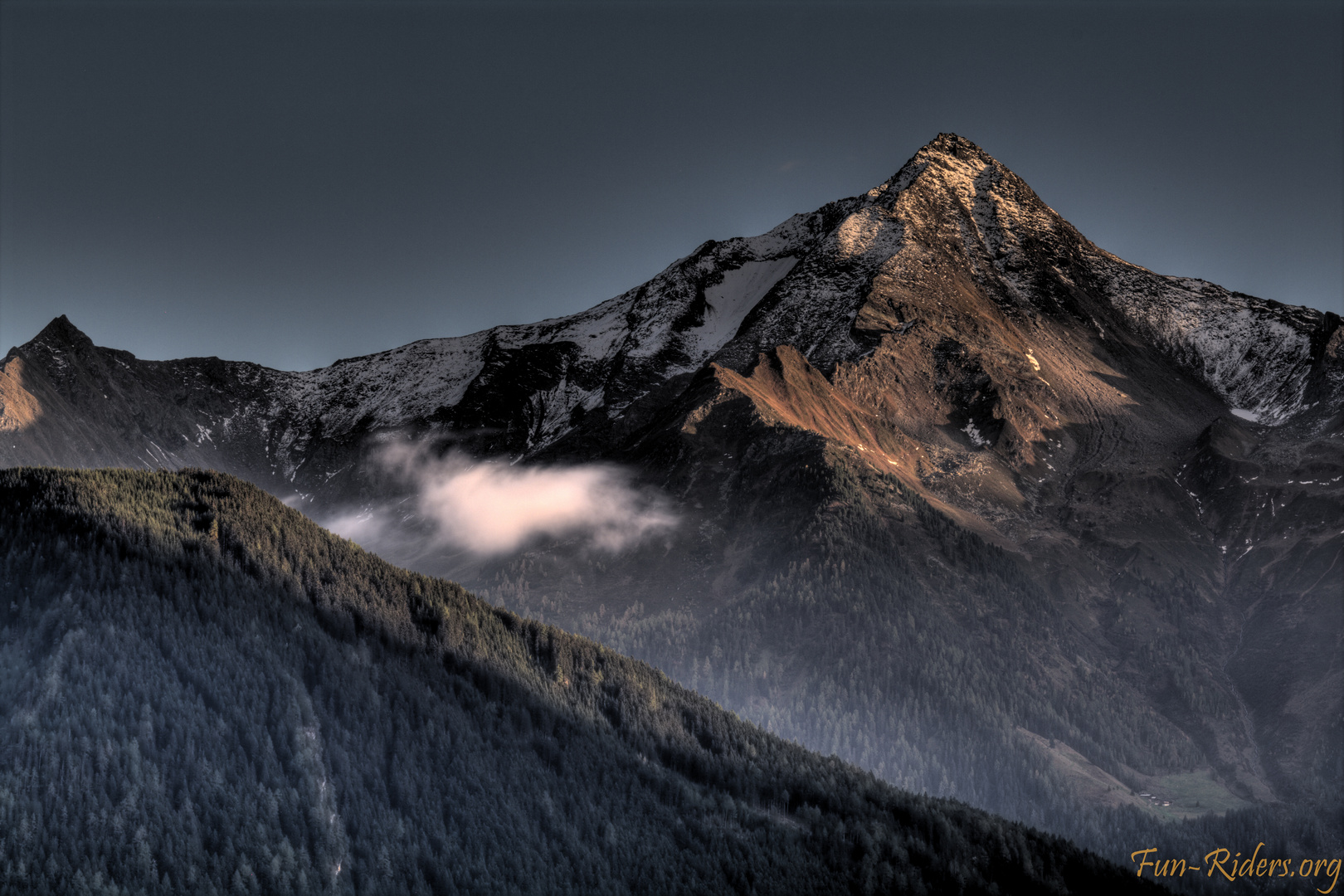 Ahornspitze im Abendlicht