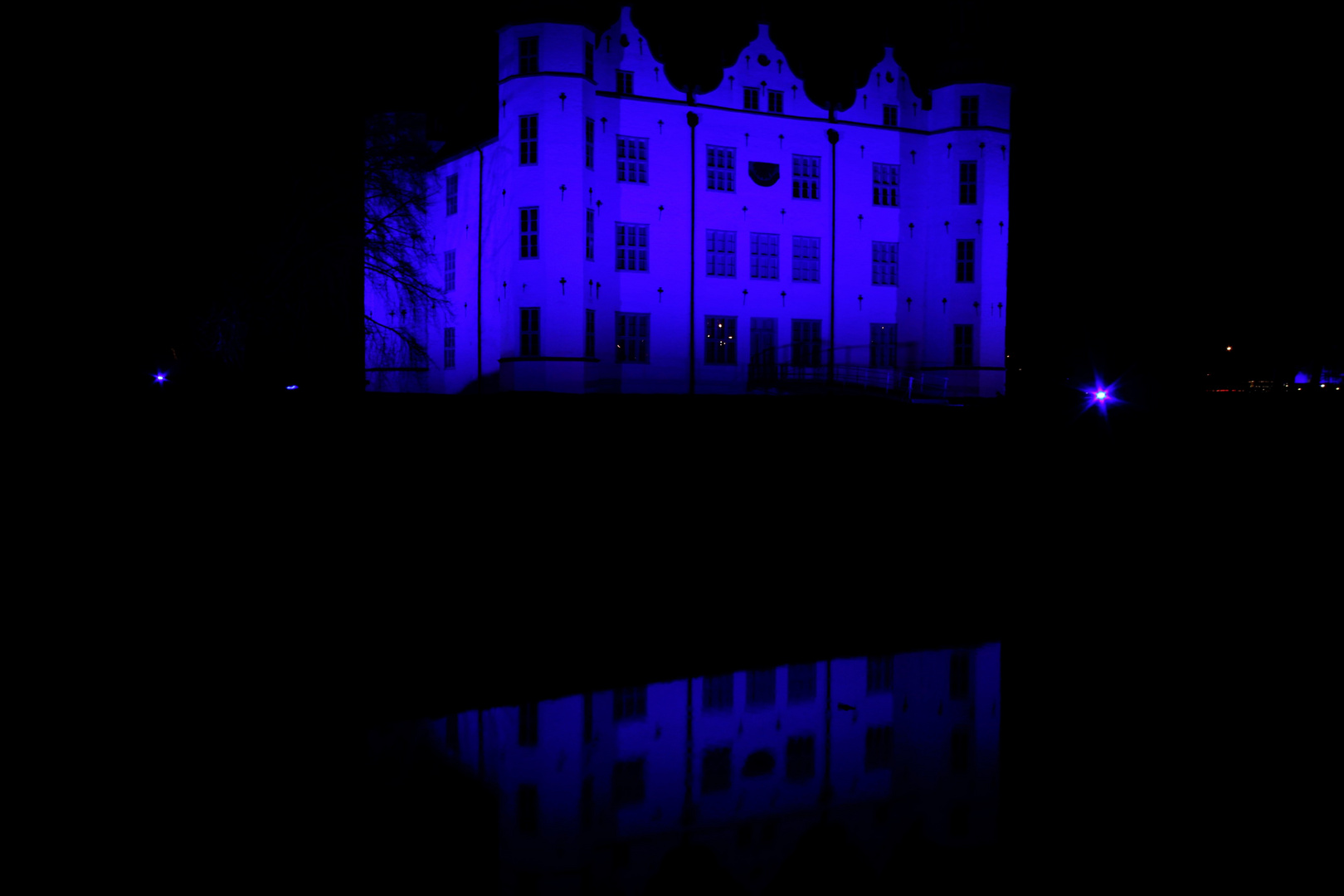 Ahrensburger Schloss Blue Light Night I
