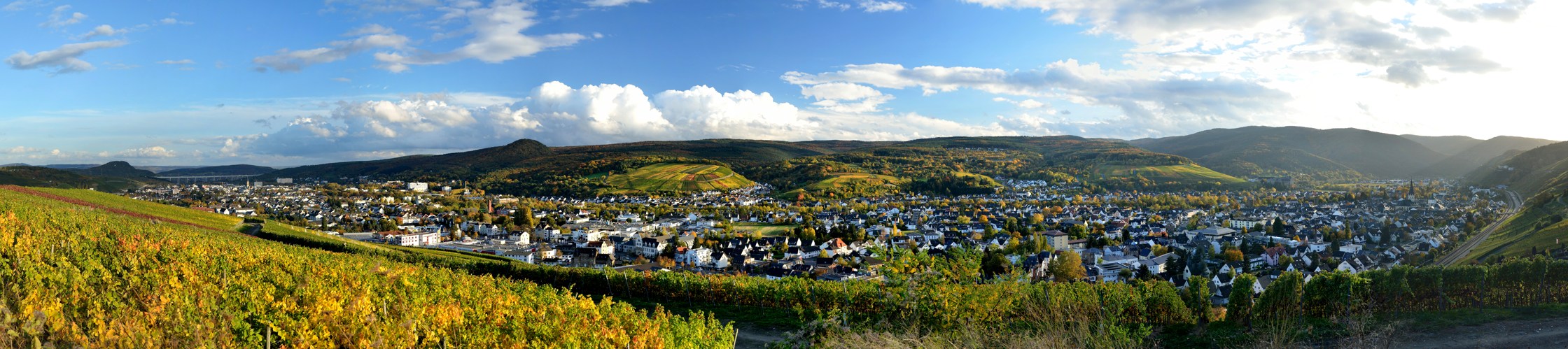 Ahrtal Herbstpanorama