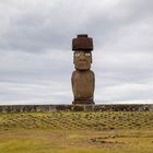 Ahu Ko Te Riku mit dem sehenden Moai