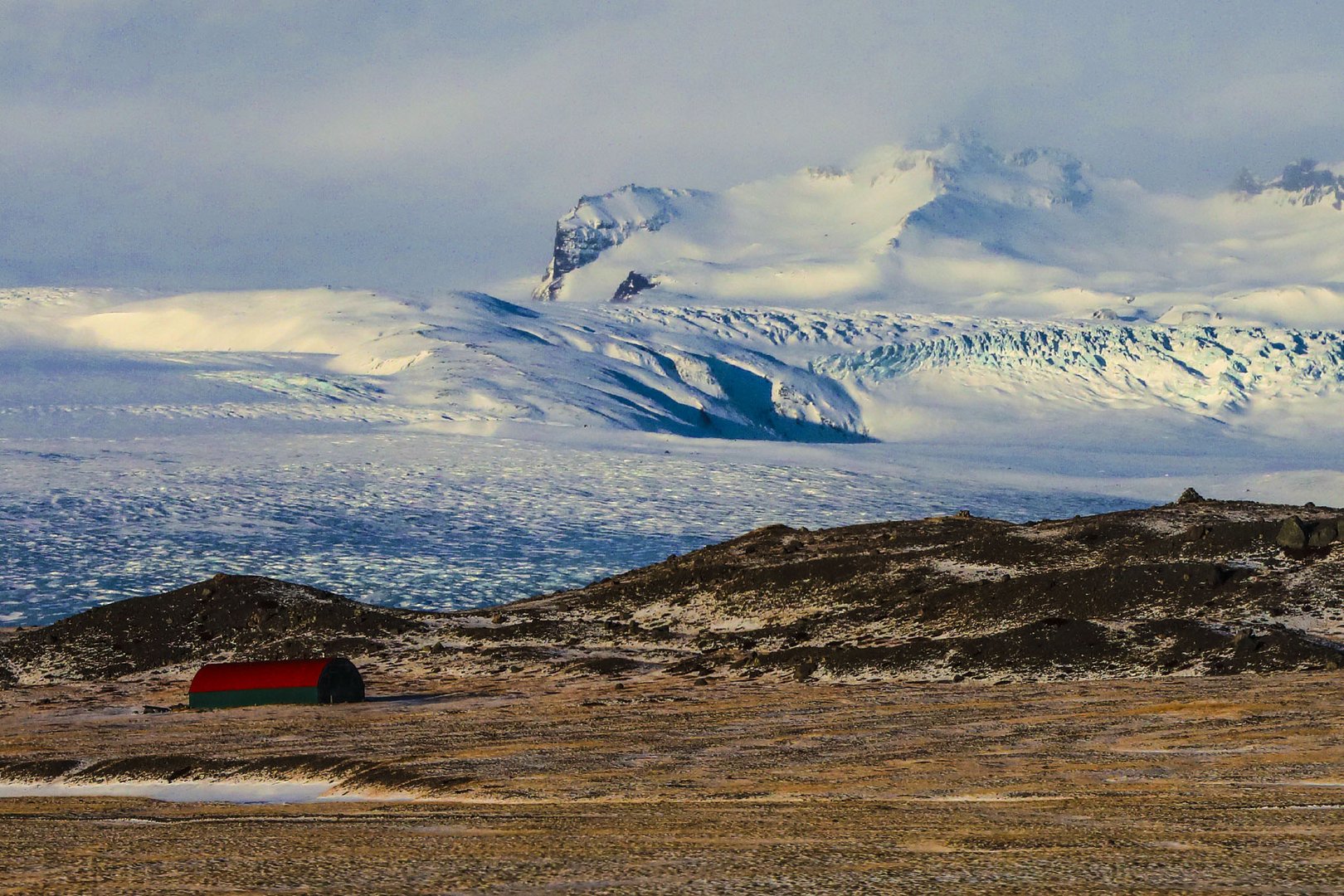 Ai piedi del Vatnajökull 