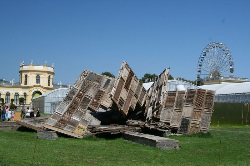 Ai Wei Wei Template nach Unwetter eingestürzt