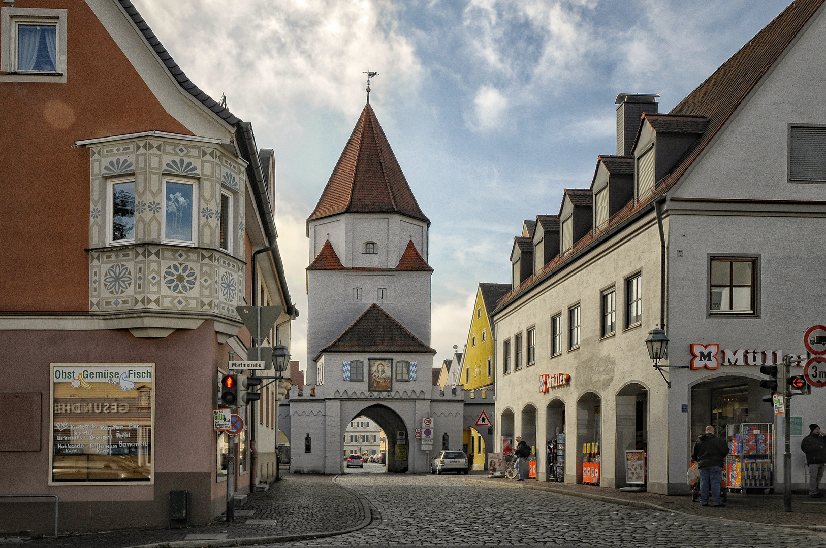 Aichach bei Augsburg pittoreske Altstadt