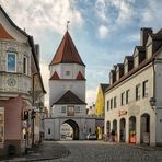 Aichach bei Augsburg pittoreske Altstadt