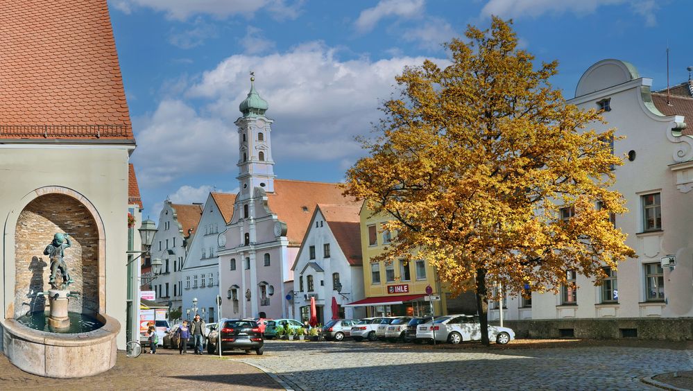 Aichach - Kreisstadt in Bayern -