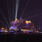 Aida Bella Lasershow in Hamburg 2015