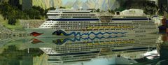 AIDA blu Miniatur