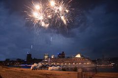 AIDA Blue Nights Feuerwerk....