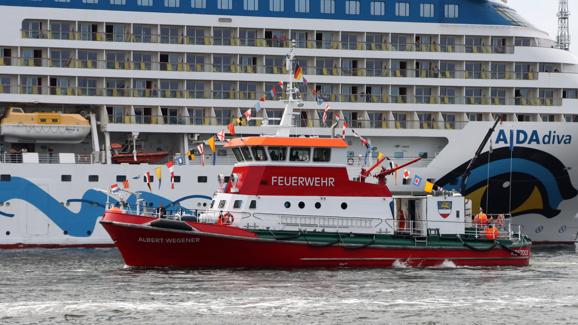 AIDA diva Foto & Bild world, deutschland, feuerwehr Bilder auf