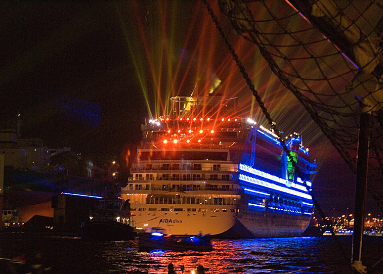 AIDA Diva Taufe in Hamburg