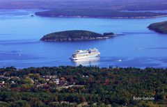 AIDA diva vor Bar Harbor