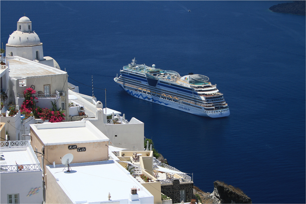 Aida diva vor Santorin